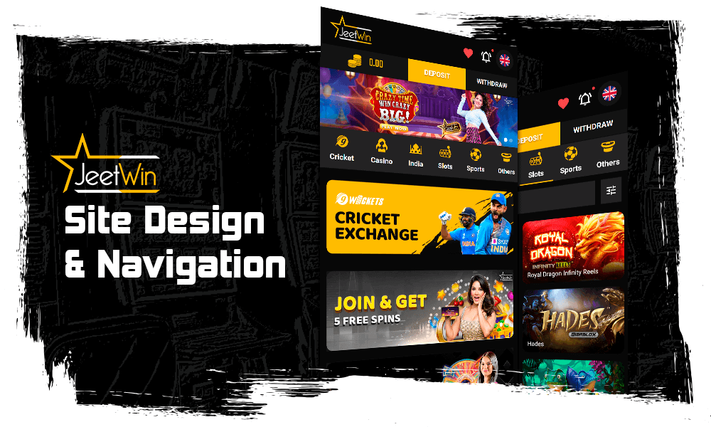 Jeetwin Site Design and Navigation